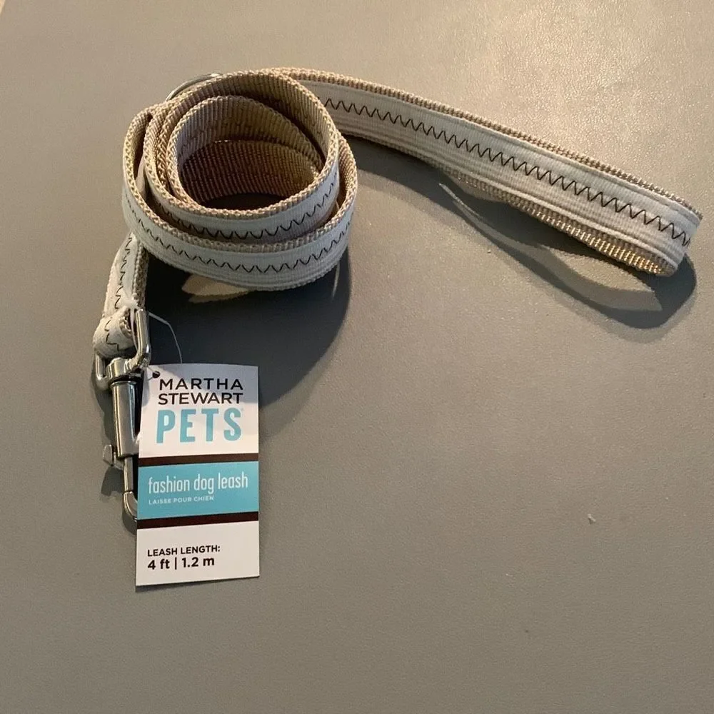 Martha Stewart Dog Leash NWT